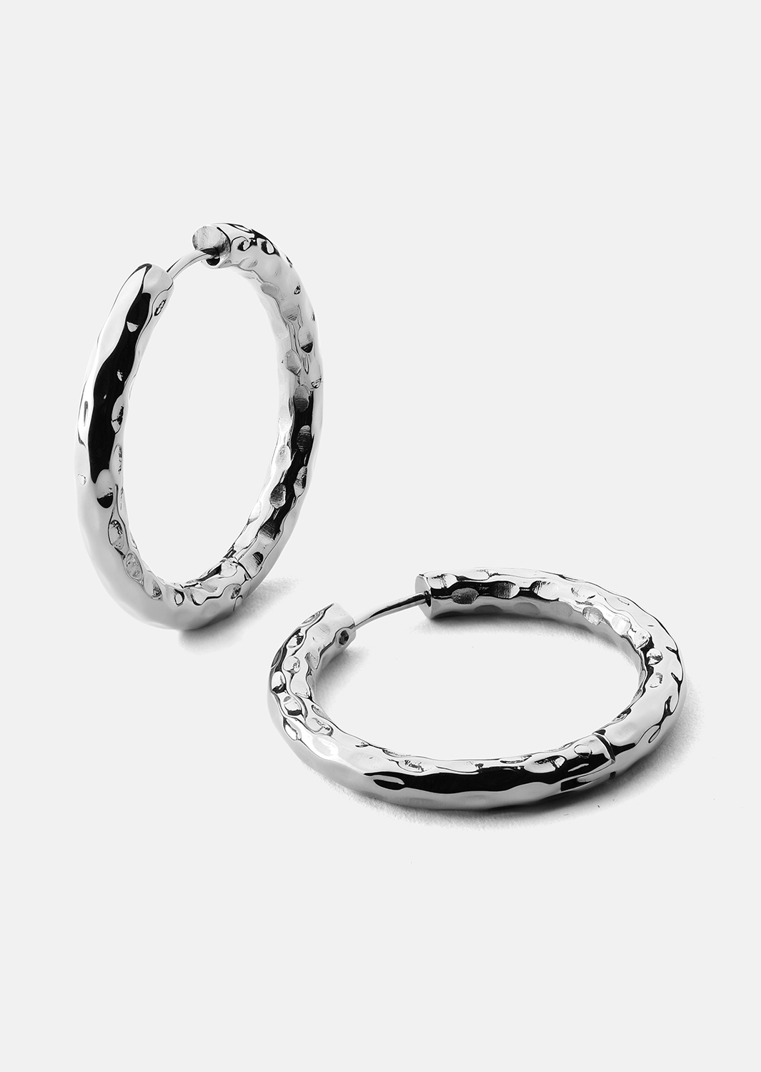 Pendiente Everyday Hoops - Chapado en plata