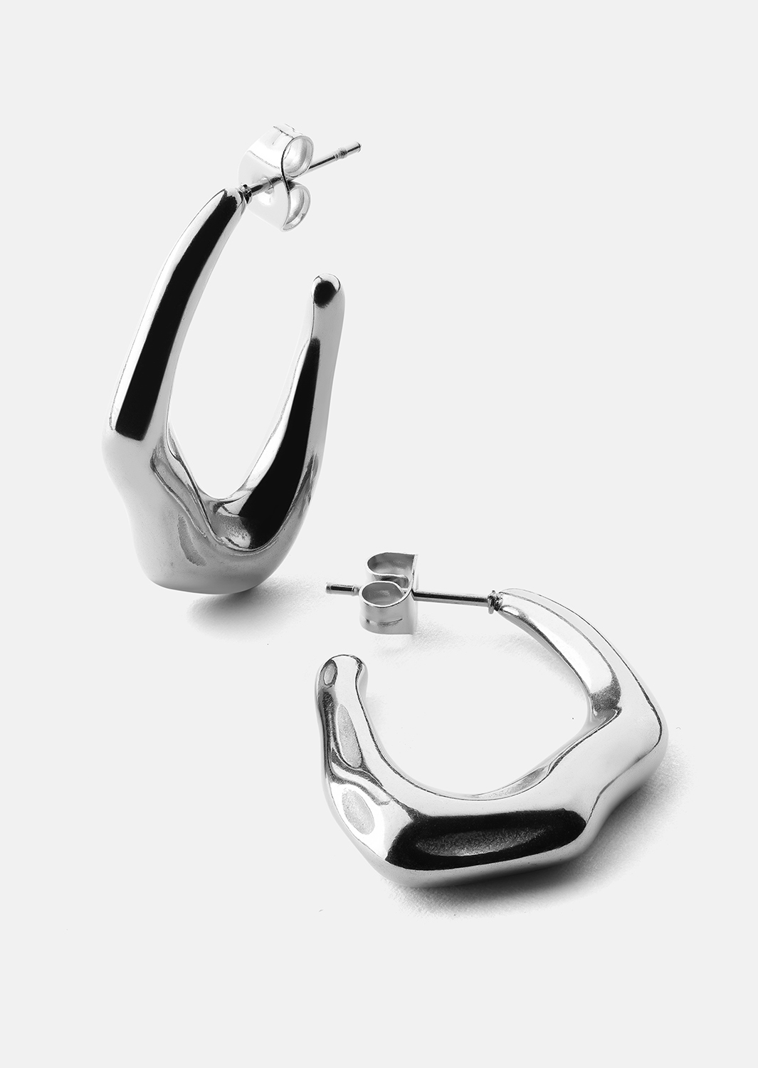 Pendiente Bold Drops - Chapado en plata