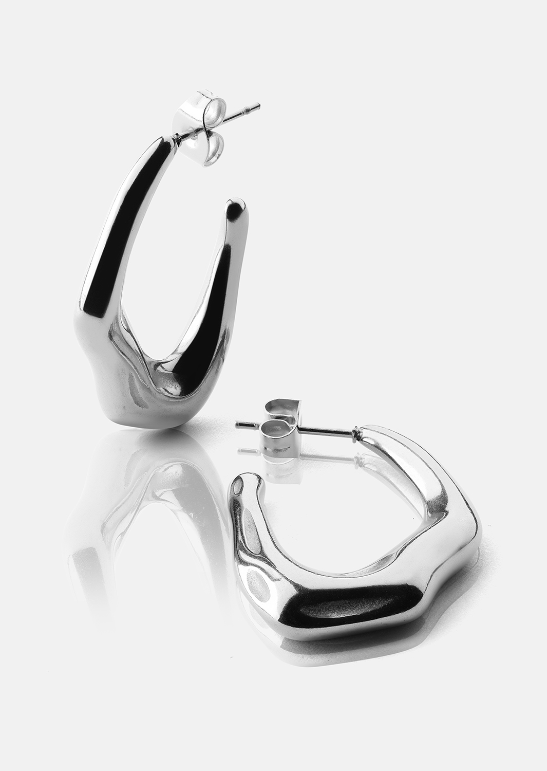 Pendiente Bold Drops - Chapado en plata