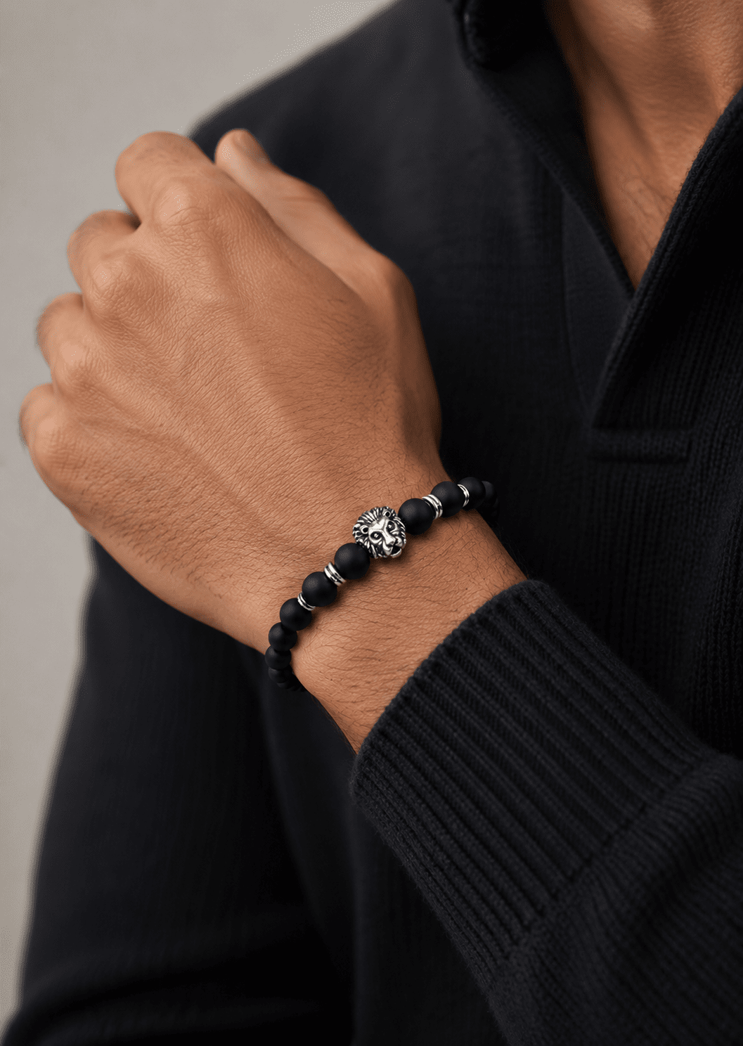 Pulsera de cuentas Lions Emblem