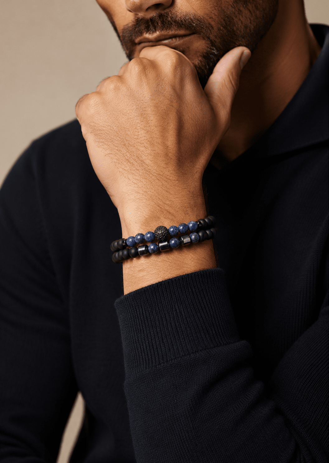 Pulsera de cuentas Midnight Echo