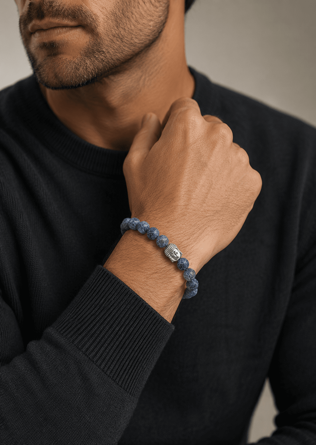Pulsera de cuentas Obsidian Veil