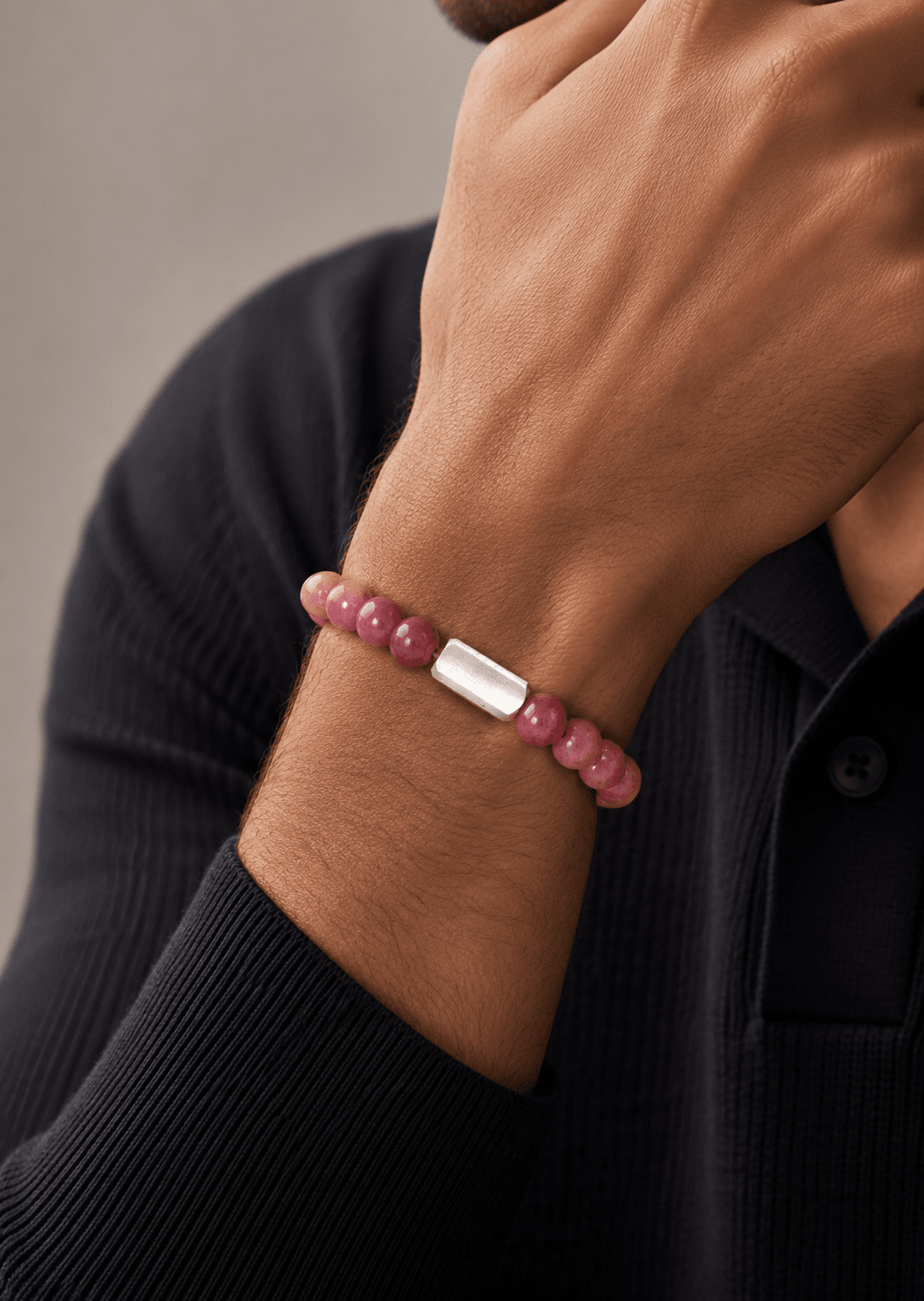 Pulsera de cuentas Rosy Edge