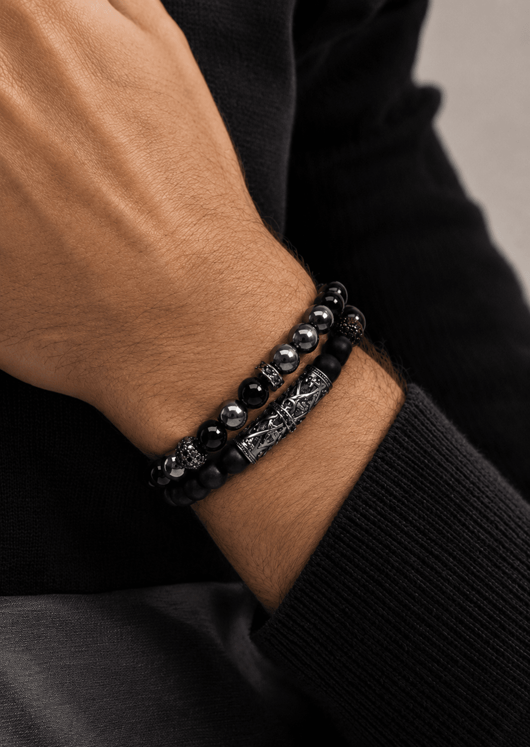 Pulsera de cuentas Sterling Knight