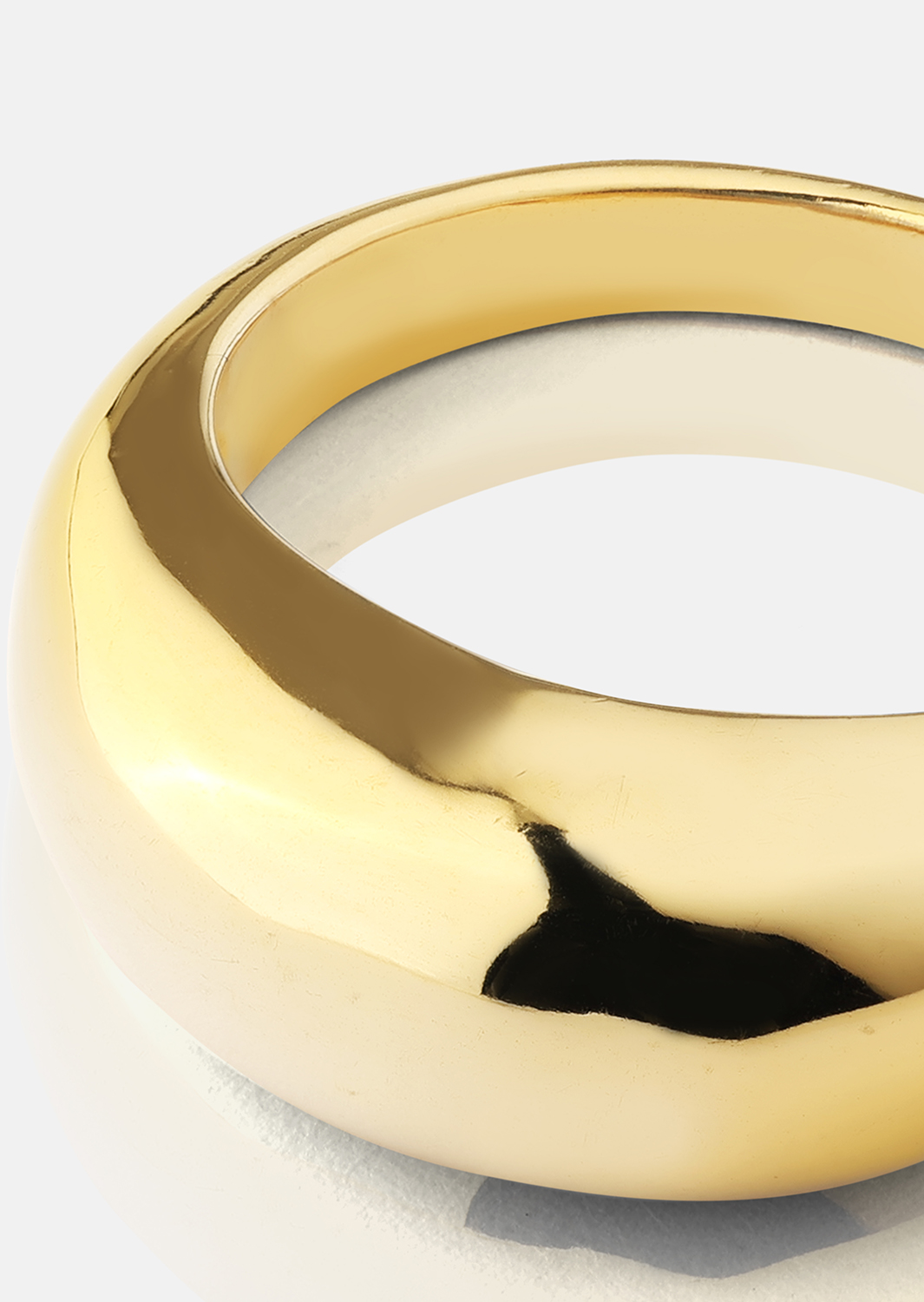 Golden Bold Anillo - 18K Chapado en oro