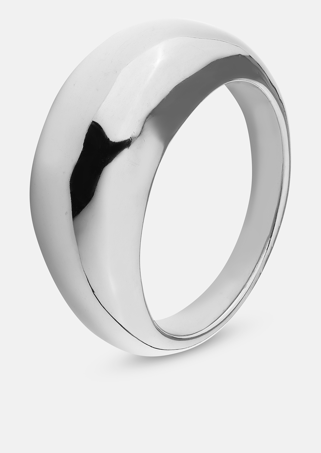 Golden Bold Anillo - Chapado en plata