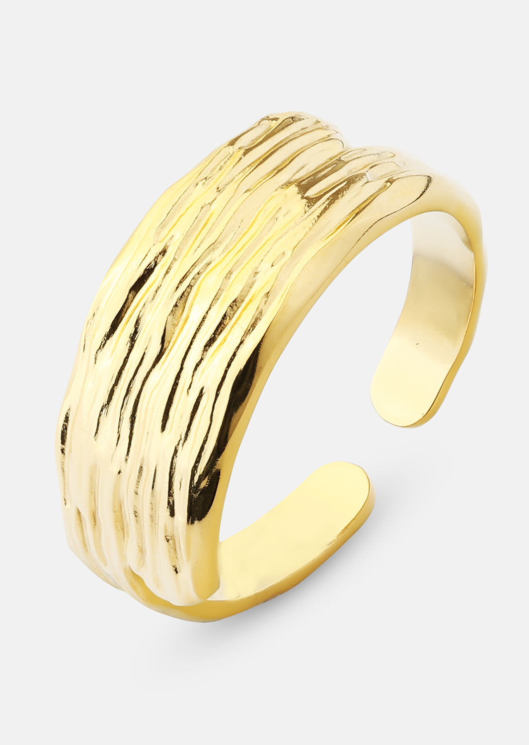 Wavena Anillo - 18k Chapado en oro