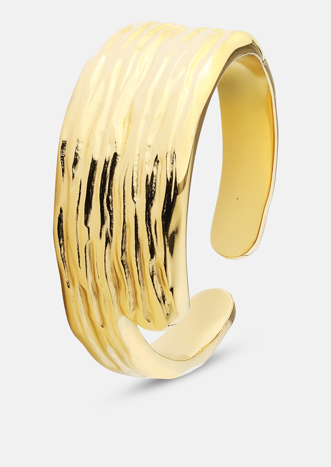 Wavena Anillo - 18k Chapado en oro