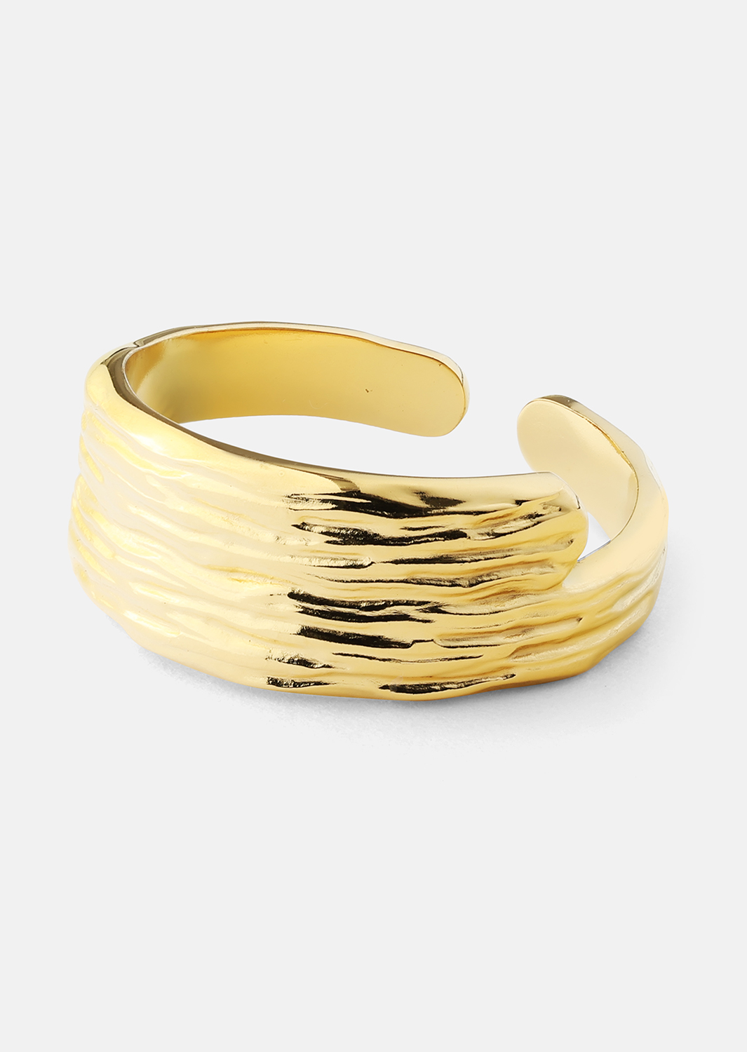 Wavena Anillo - 18k Chapado en oro