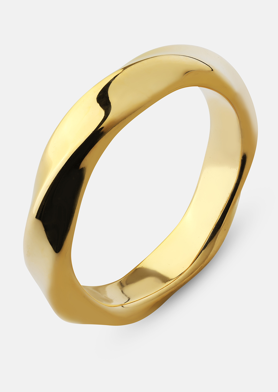 Anillo Swirl - Chapado en oro de 18k