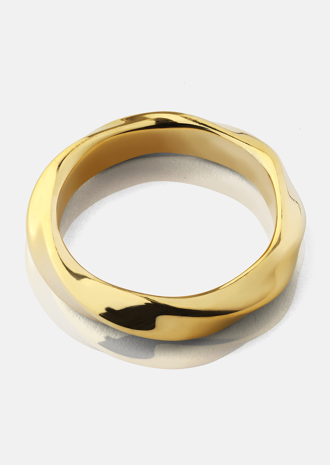 Anillo Swirl - Chapado en oro de 18k