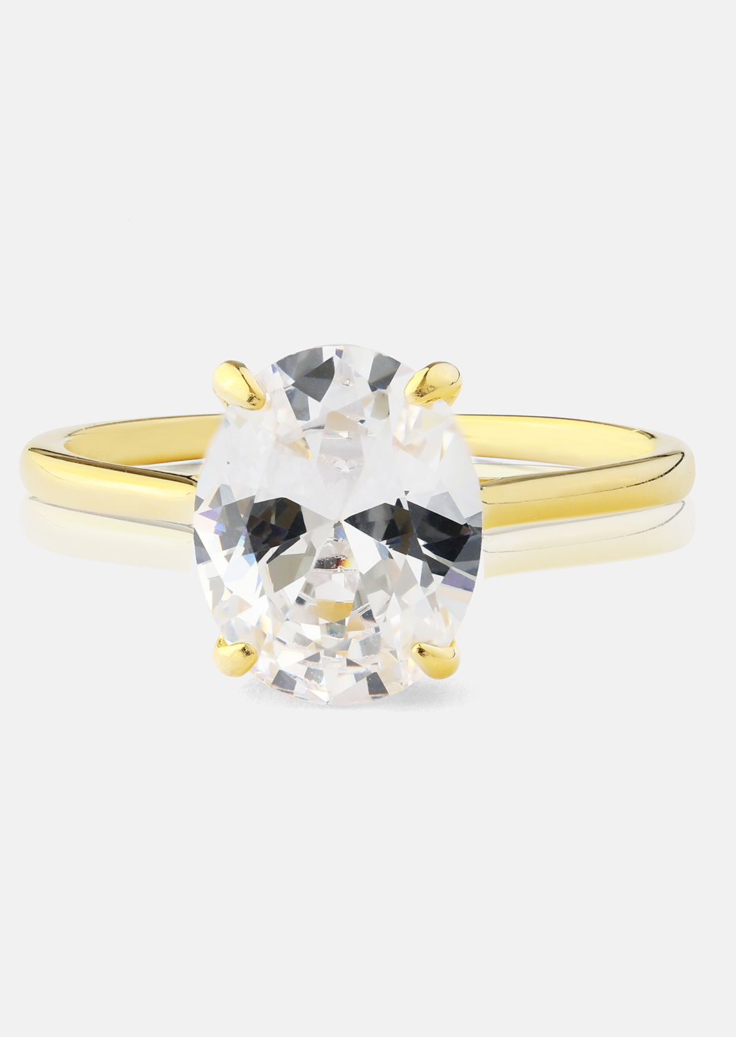 Anillo Clarity - 18k Chapado en oro