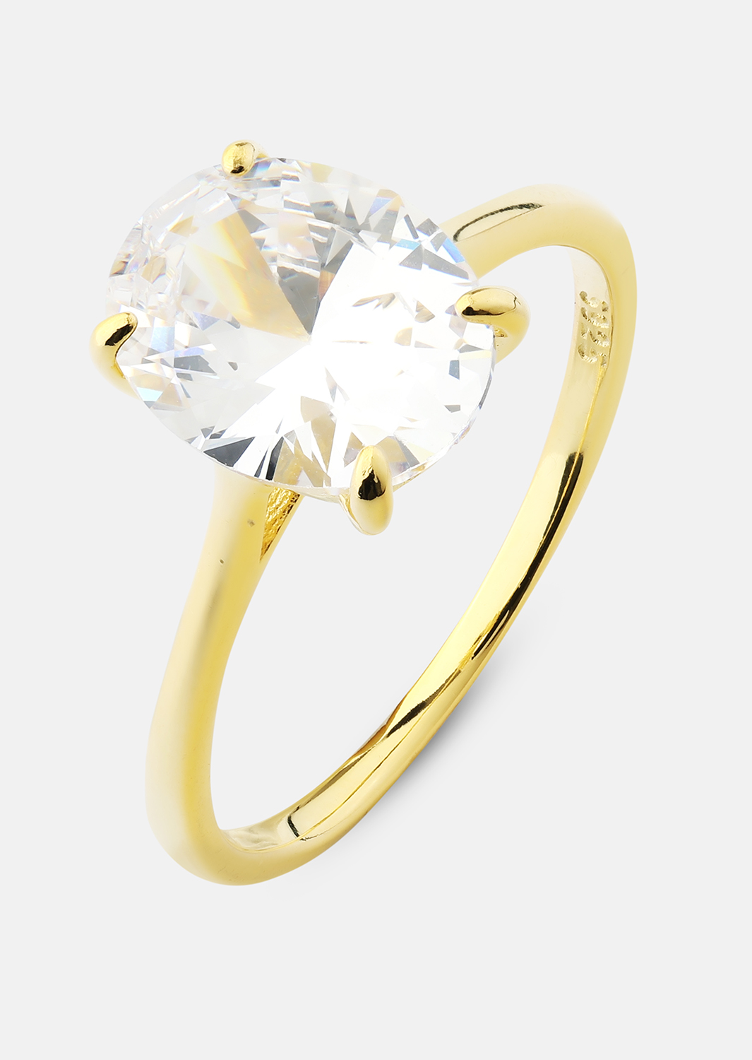 Anillo Clarity - 18k Chapado en oro