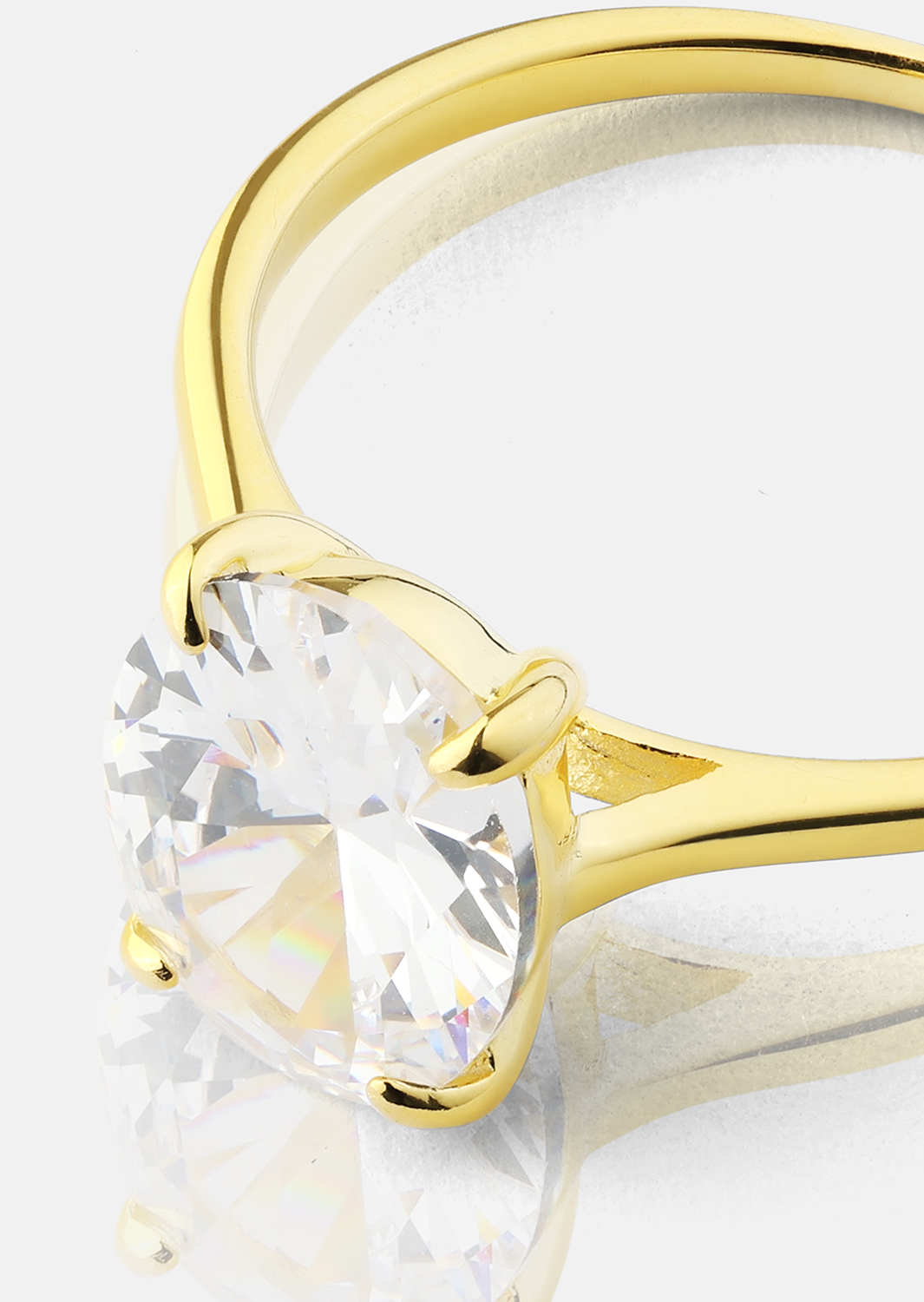 Anillo Clarity - 18k Chapado en oro