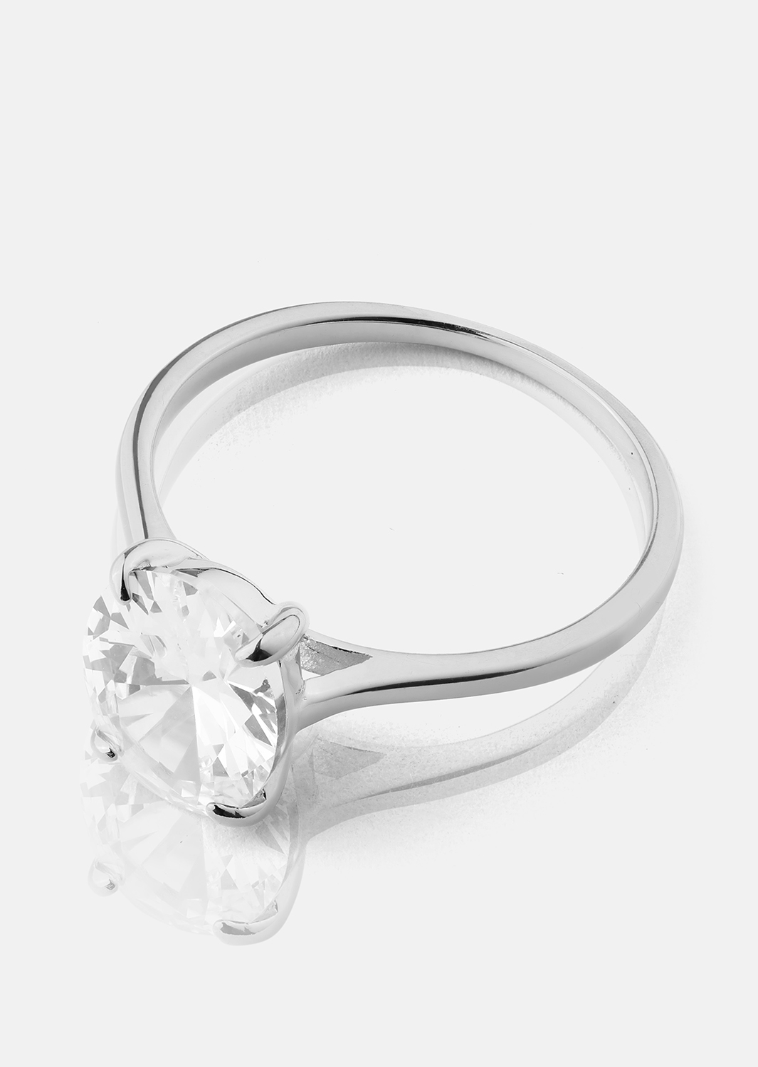 Anillo Clarity - Chapado en plata