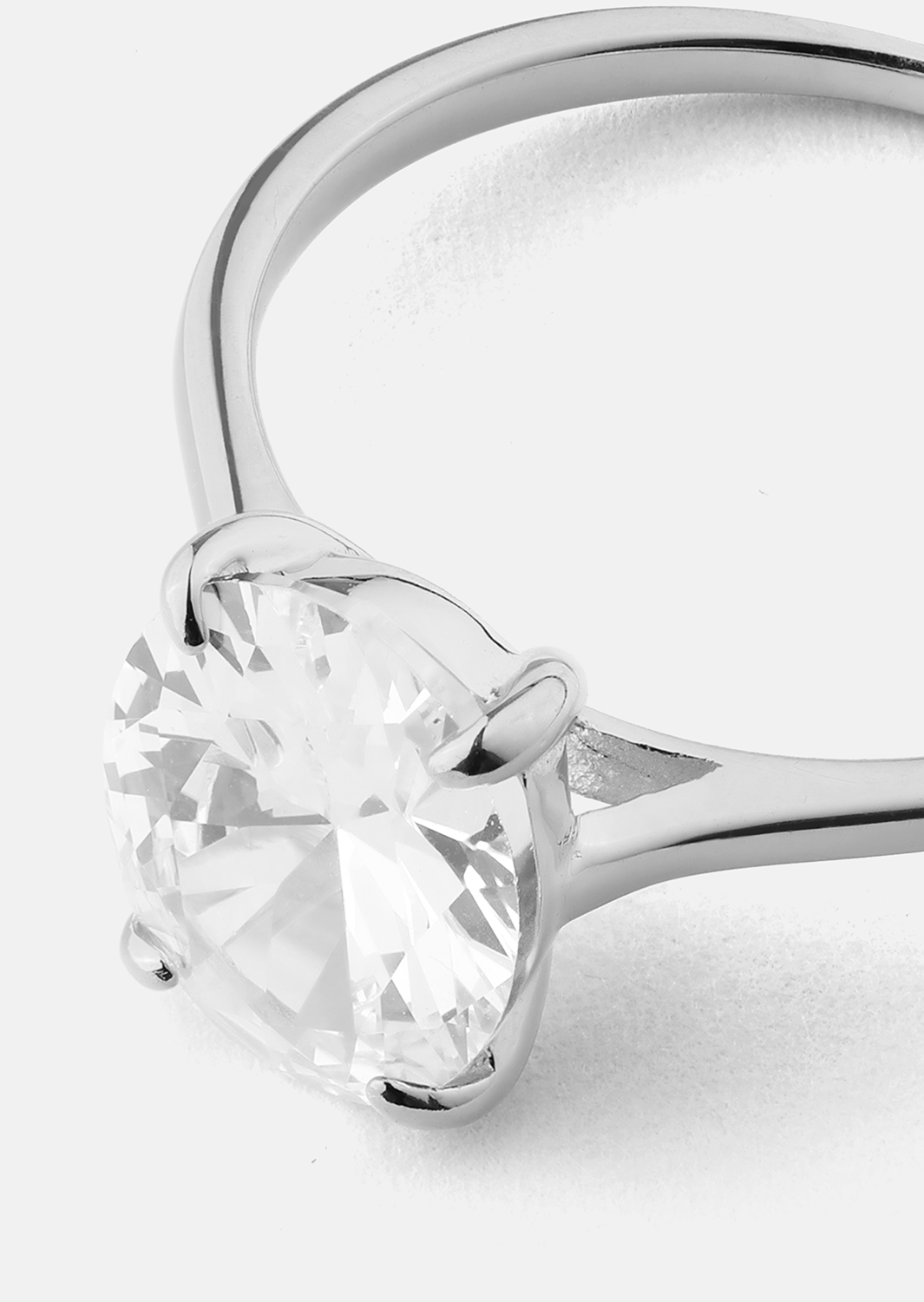 Anillo Clarity - Chapado en plata