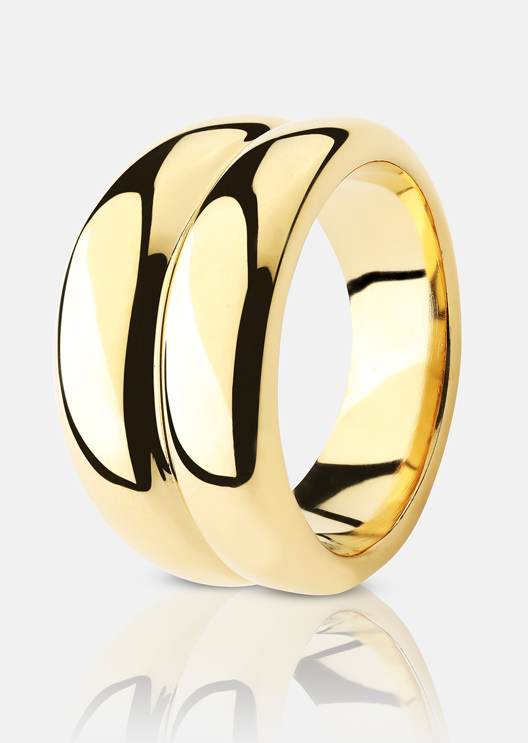 Anillo Radiant - Chapado en oro de 18k