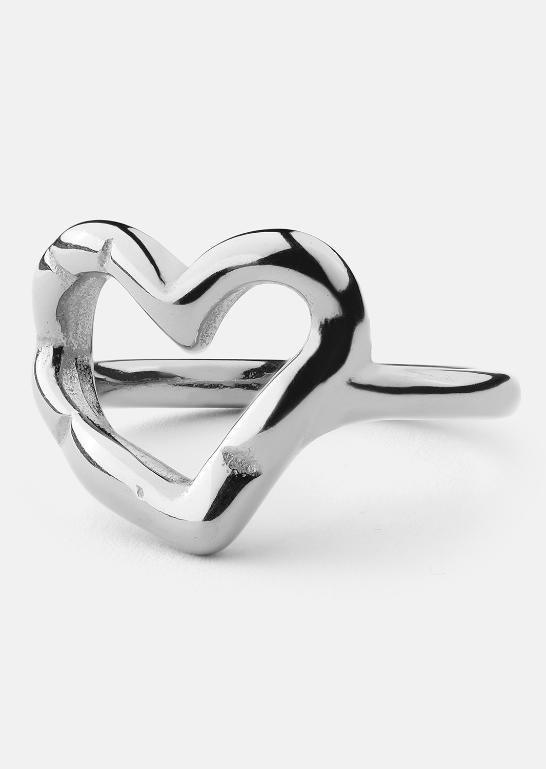 Anillo Heartbeat - Chapado en plata