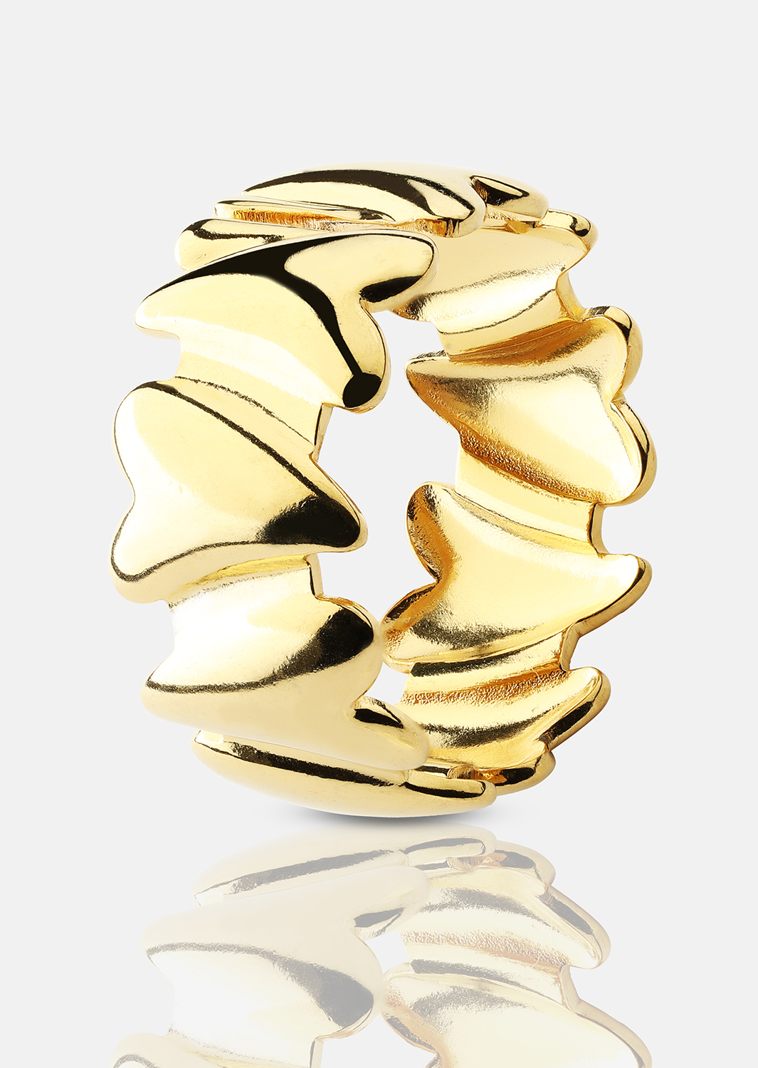 Anillo Heartglow - 18k Chapado en oro