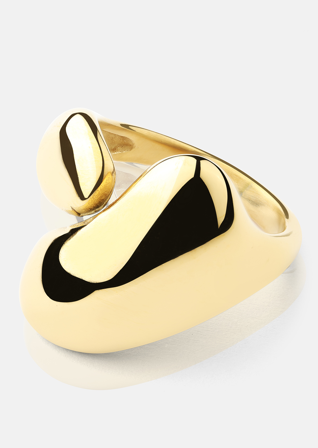 Anillo Fluid Power - 18k Chapado en oro