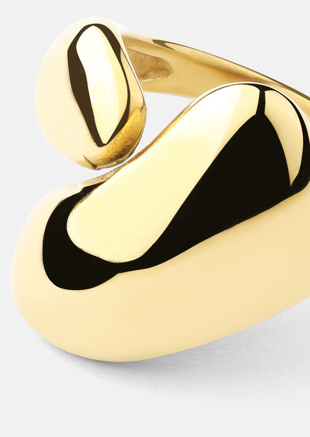 Anillo Fluid Power - 18k Chapado en oro
