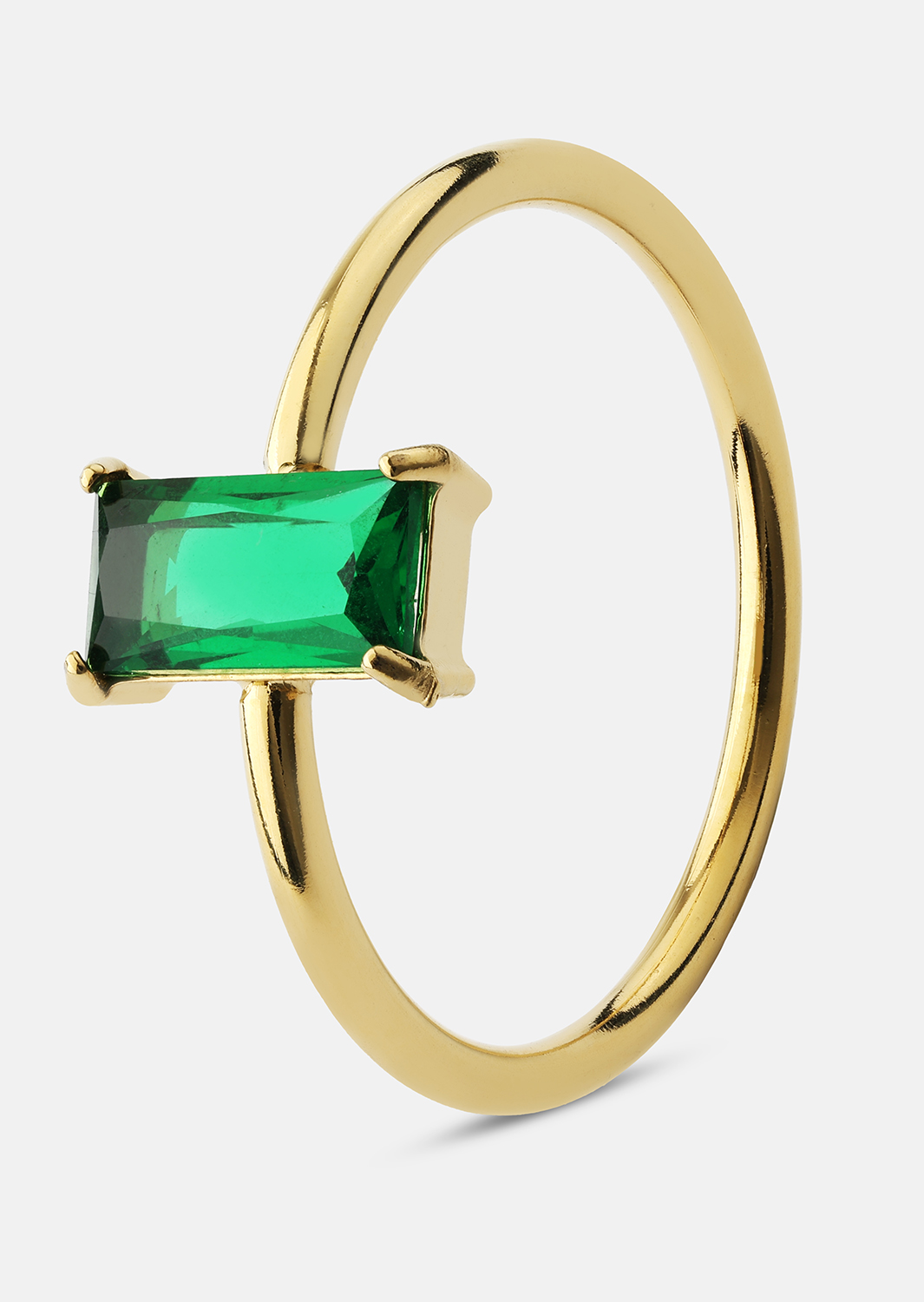Anillo Emeraldis - 18k Chapado en oro
