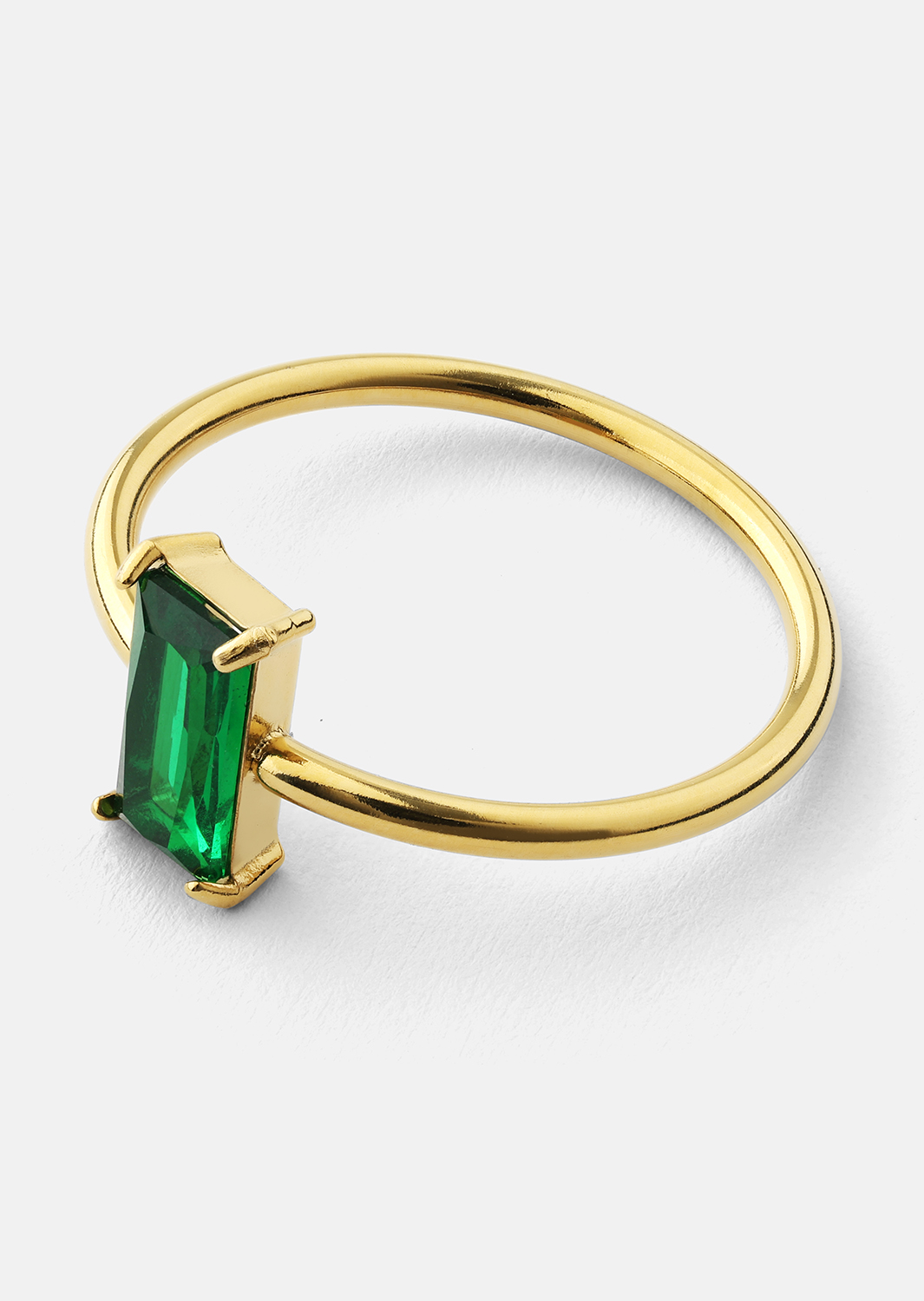Anillo Emeraldis - 18k Chapado en oro