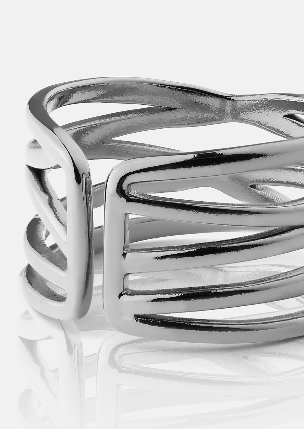 Anillo Silver Maze - Chapado en plata