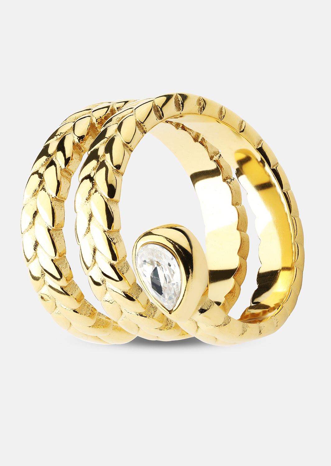 Anillo Elira - 18k Chapado en oro