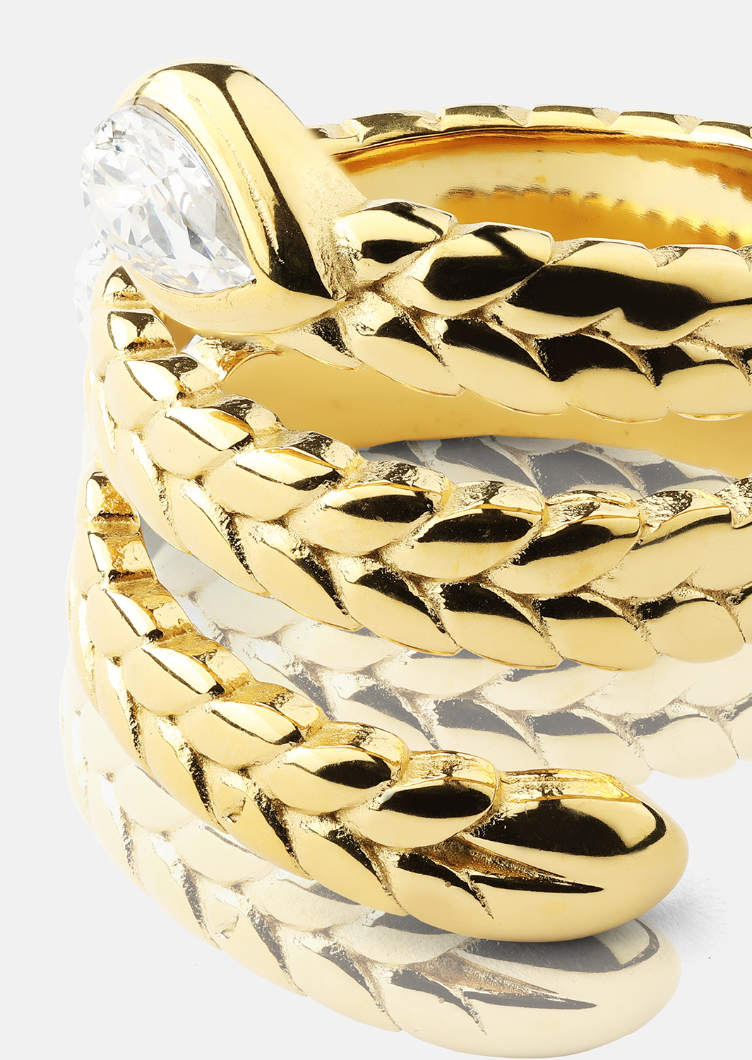 Anillo Elira - 18k Chapado en oro
