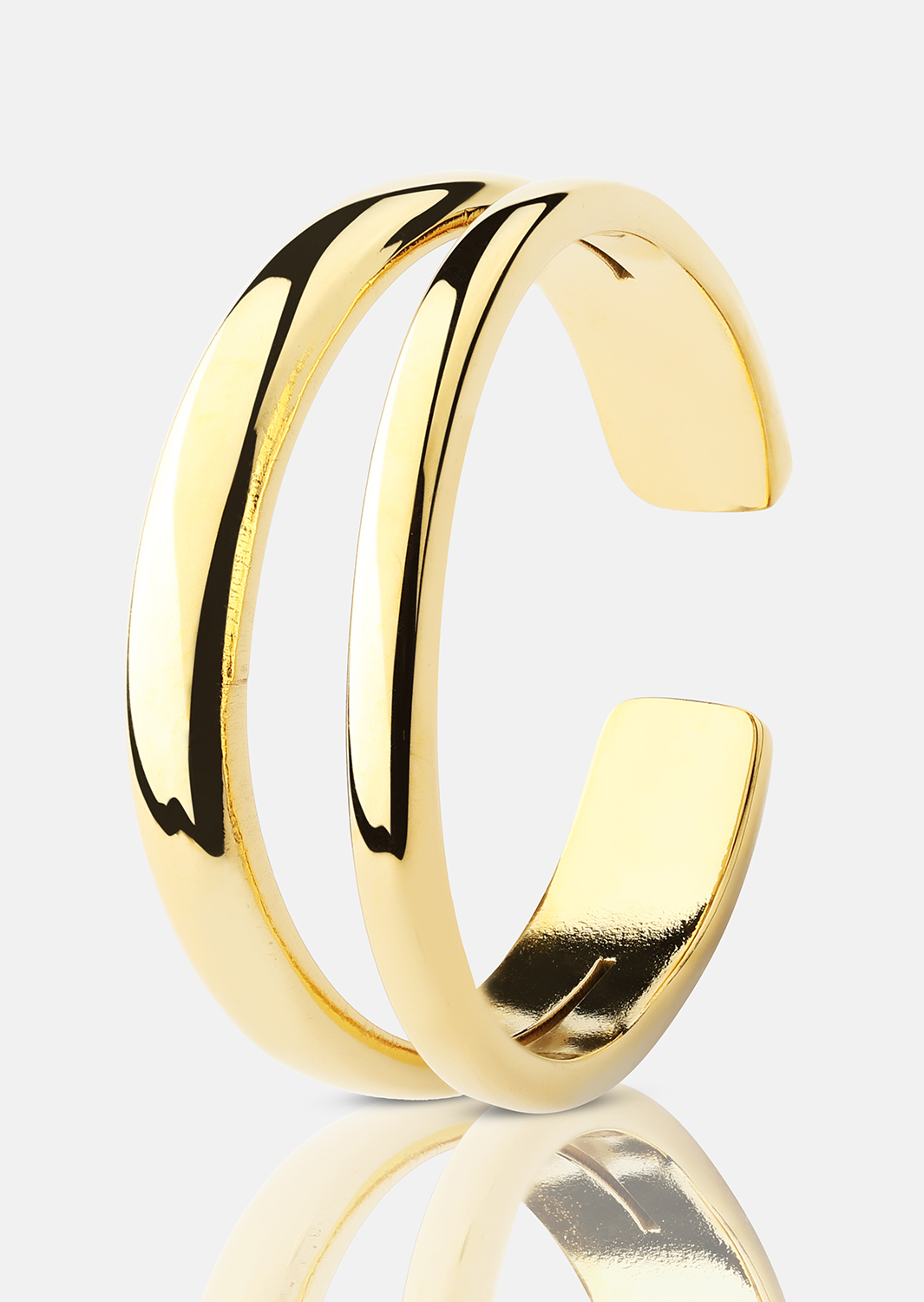 Apertura Anillo - 18k Chapado en oro
