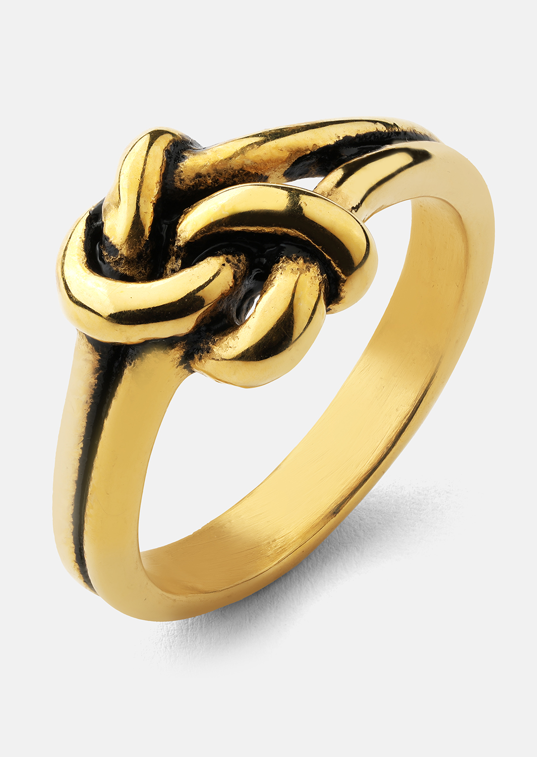 Anillo Knot - Chapado en oro de 18k