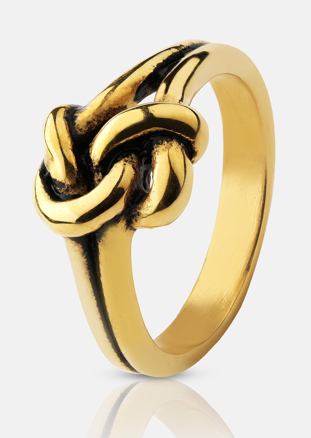Anillo Knot - Chapado en oro de 18k