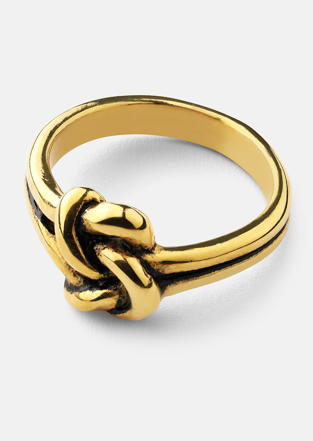 Anillo Knot - Chapado en oro de 18k