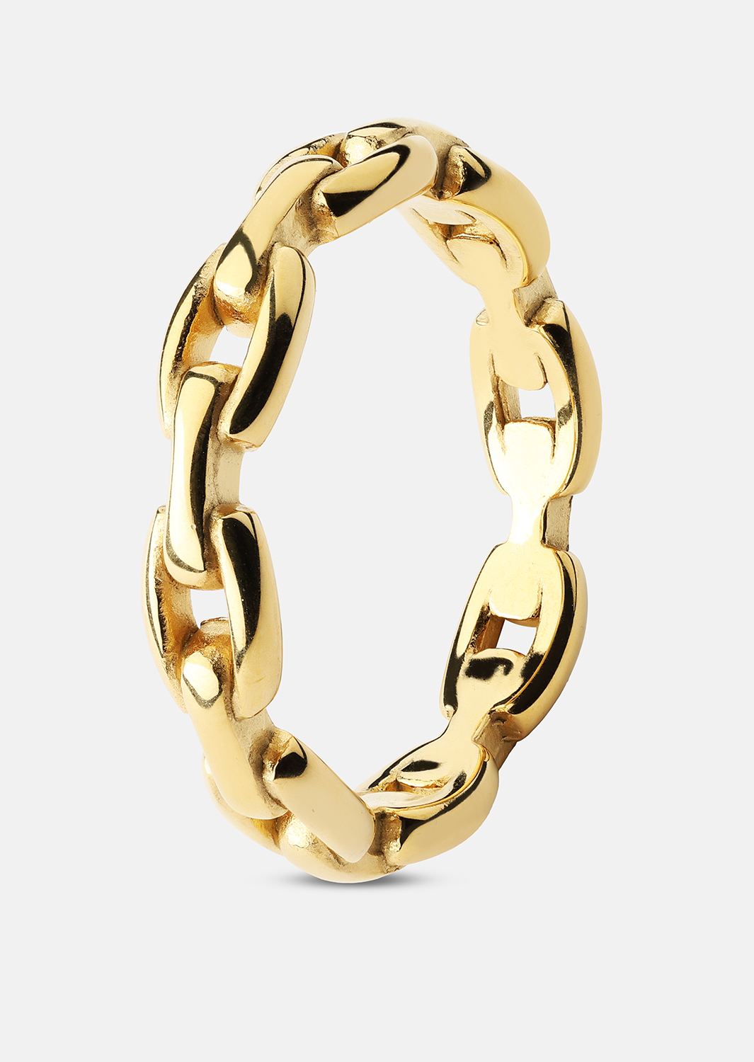 Anillo Bold Chain - 18K Chapado en oro