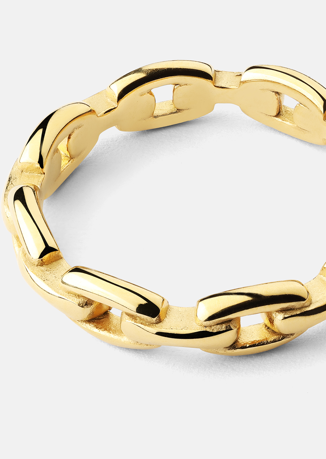 Anillo Bold Chain - 18K Chapado en oro