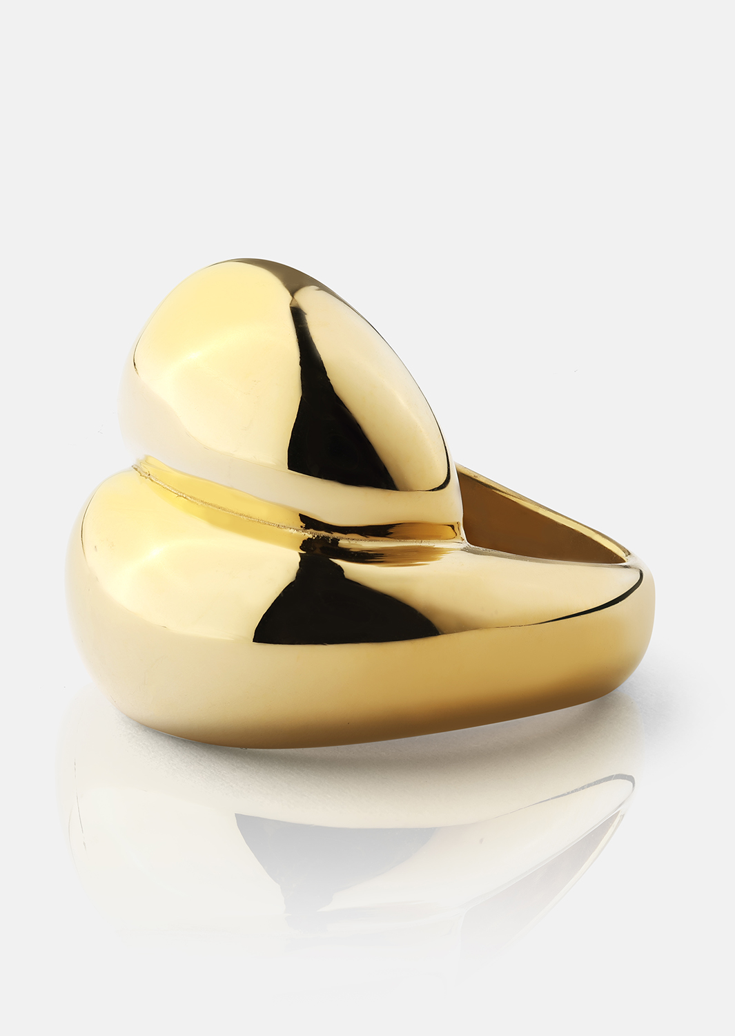 Anillo Bold Flow - 18k Chapado en oro
