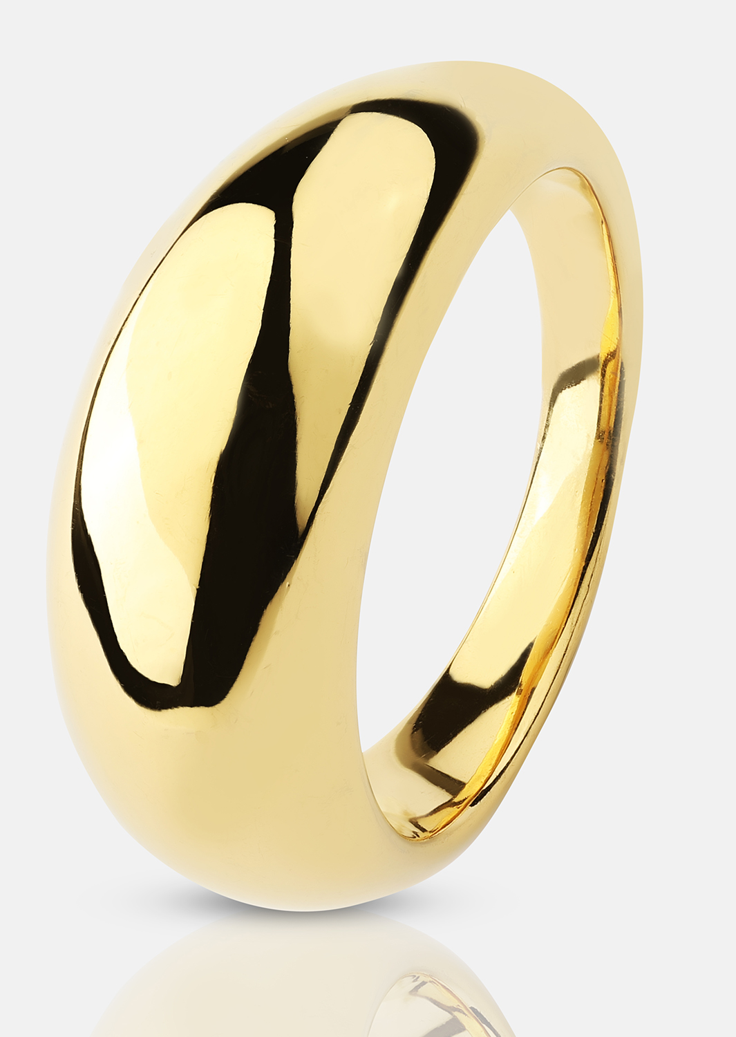 Anillo Dome - 18k Chapado en oro