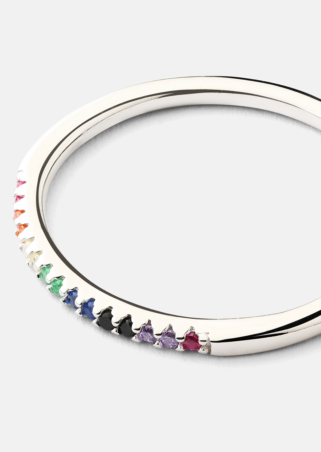 Anillo Prism - Chapado en plata
