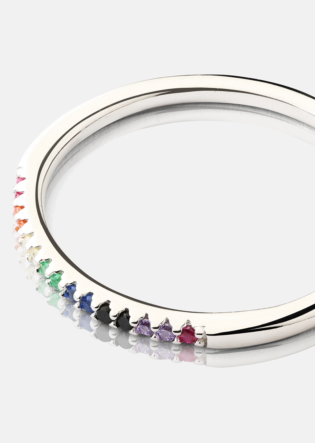 Anillo Prism - Chapado en plata