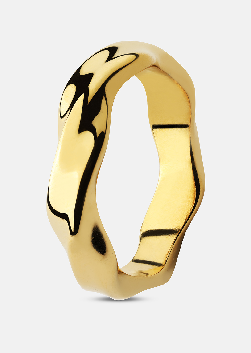 Anillo Flow - 18k Chapado en oro