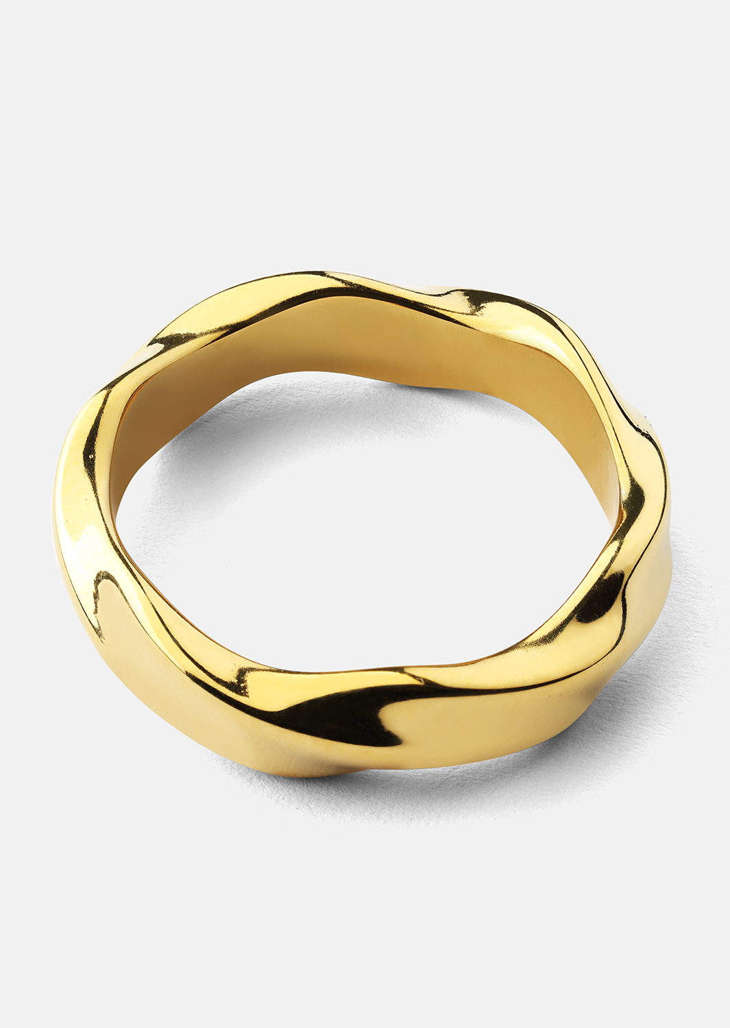 Anillo Flow - 18k Chapado en oro