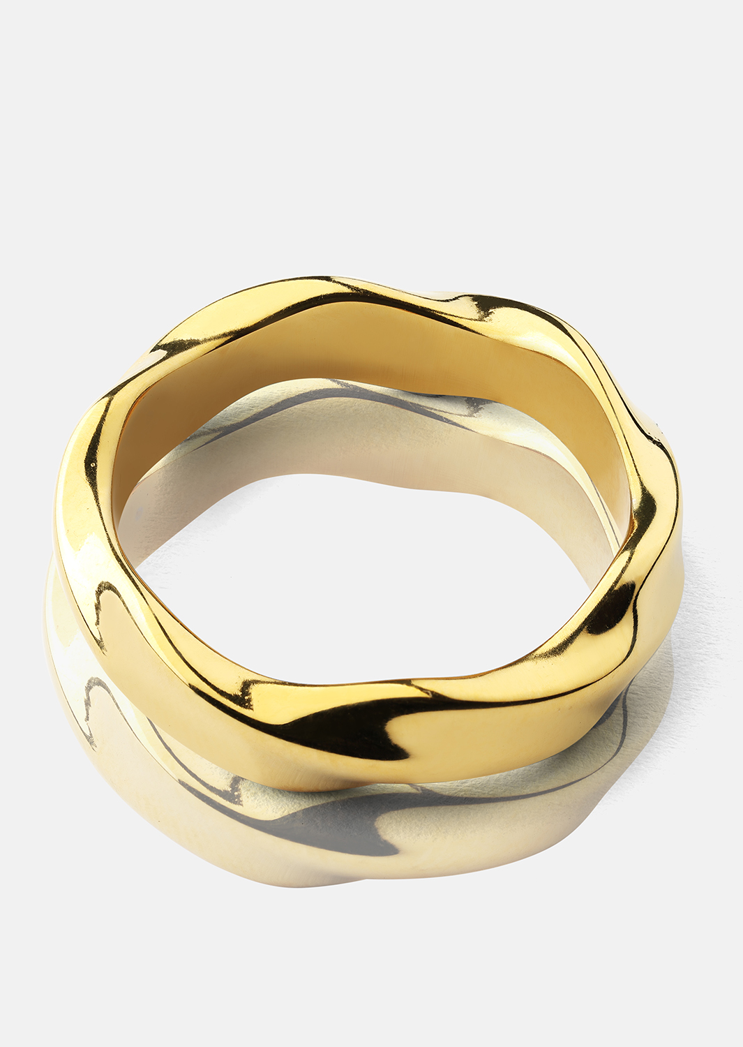 Anillo Flow - 18k Chapado en oro