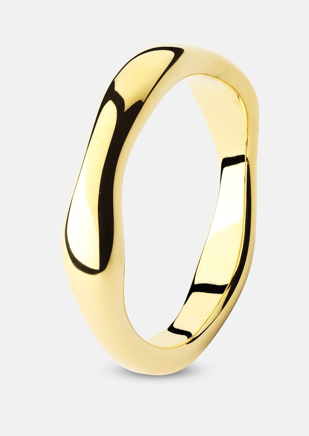 Anillo Flow Anillo Thin - 18k Chapado en oro