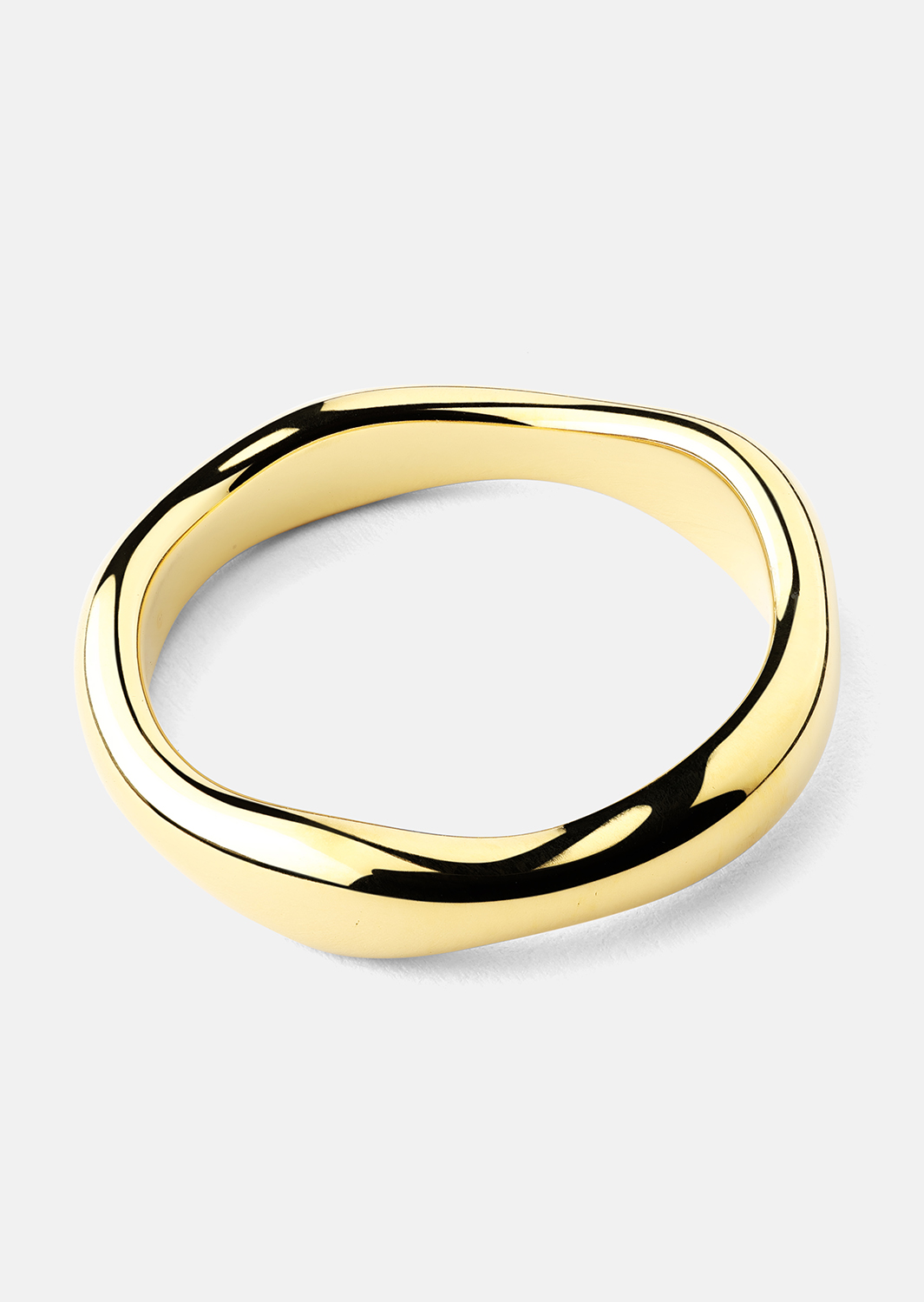 Anillo Flow Anillo Thin - 18k Chapado en oro