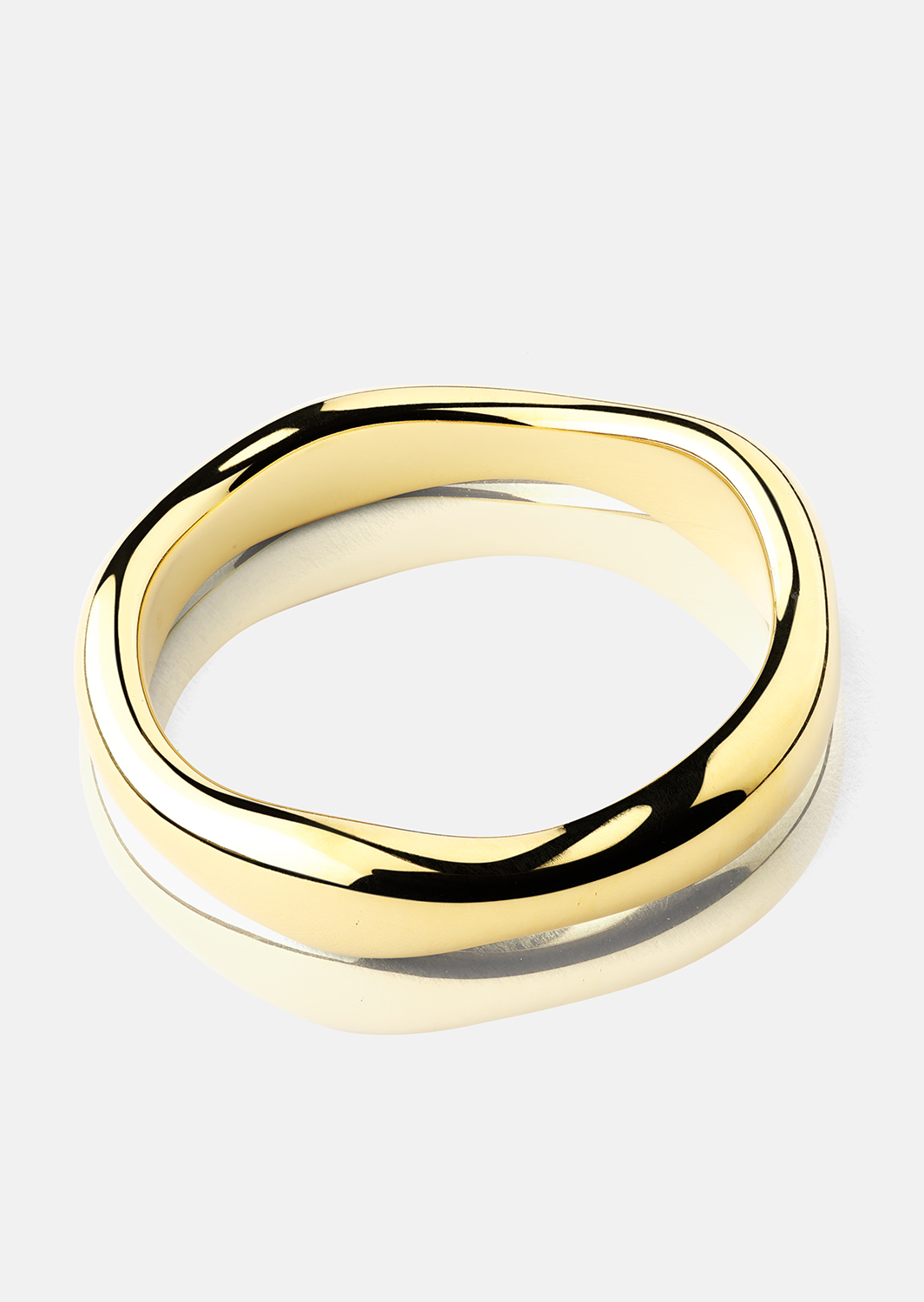 Anillo Flow Anillo Thin - 18k Chapado en oro