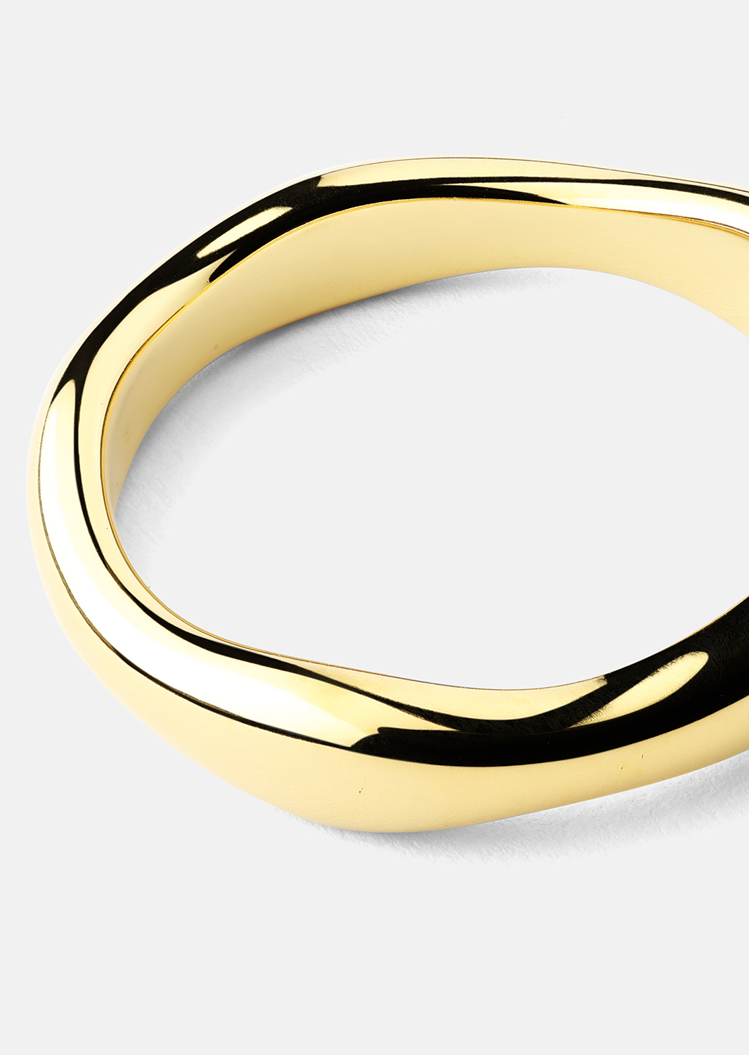 Anillo Flow Anillo Thin - 18k Chapado en oro