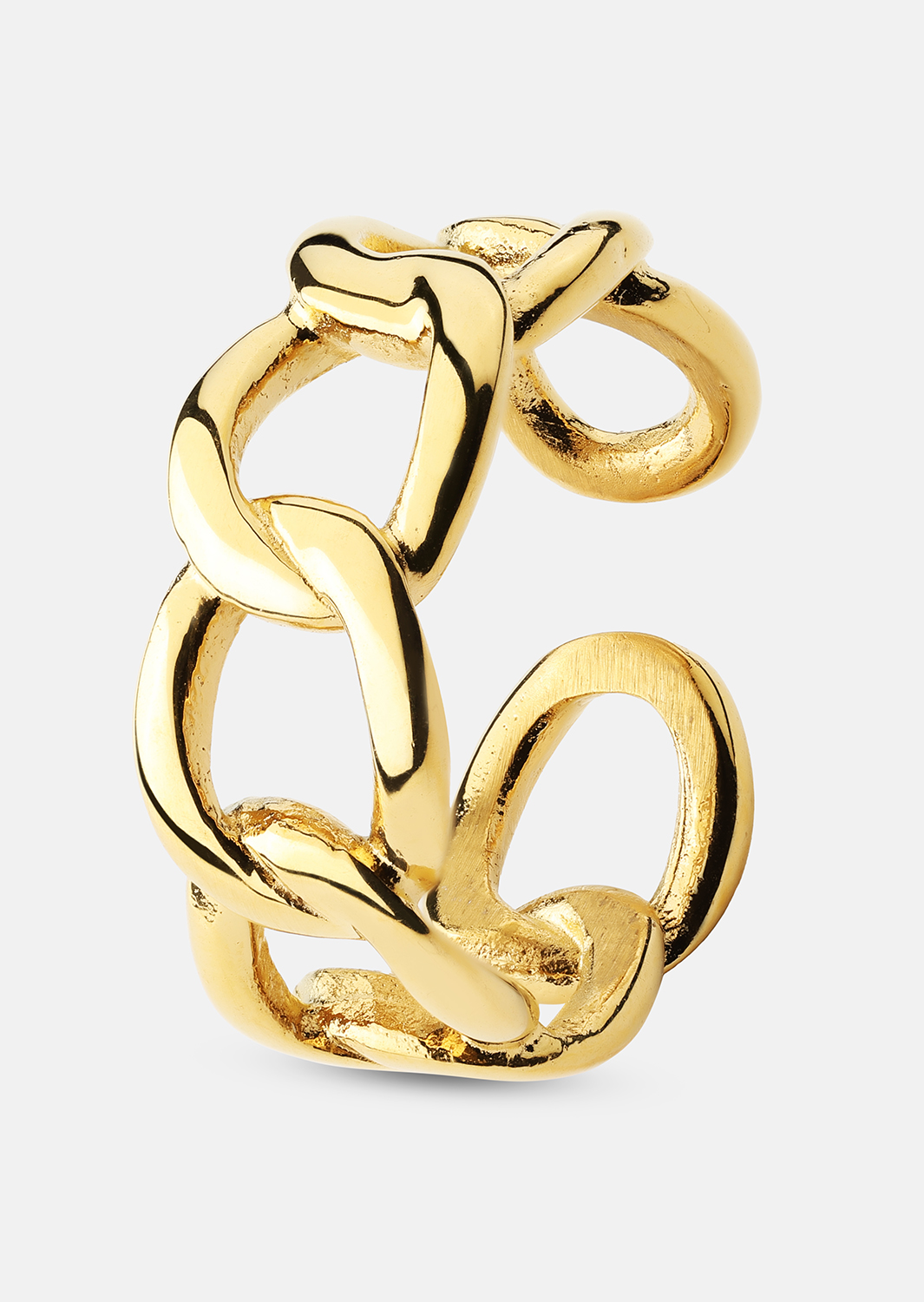 Anillo Bold Chain - 18K Chapado en oro