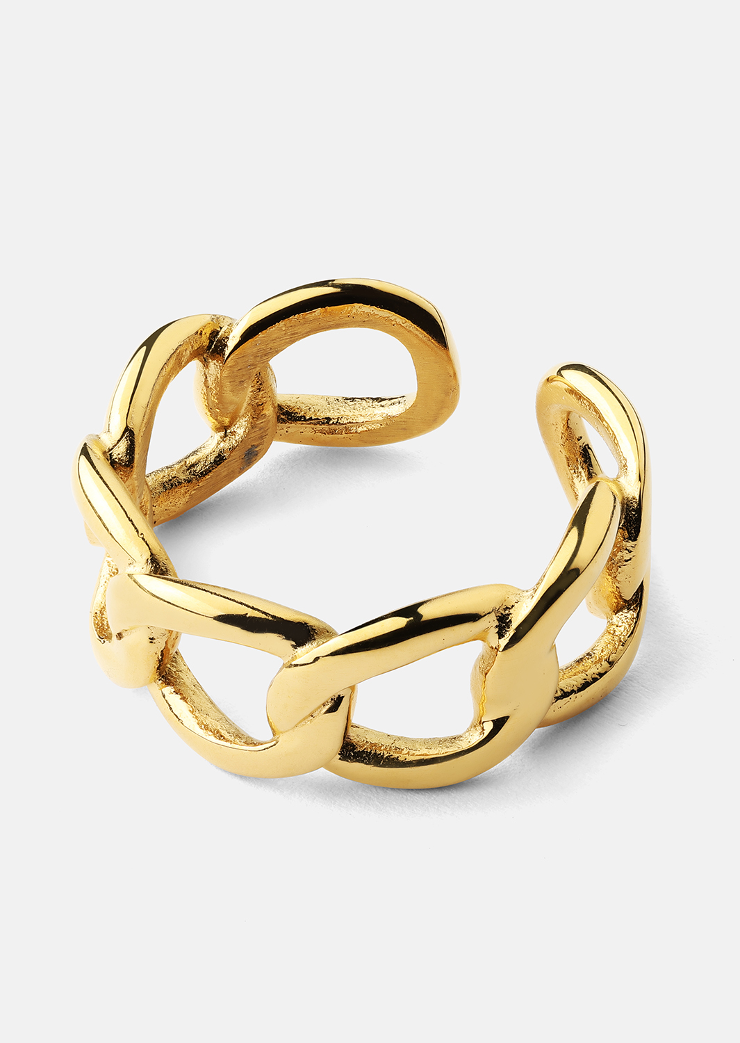 Anillo Bold Chain - 18K Chapado en oro