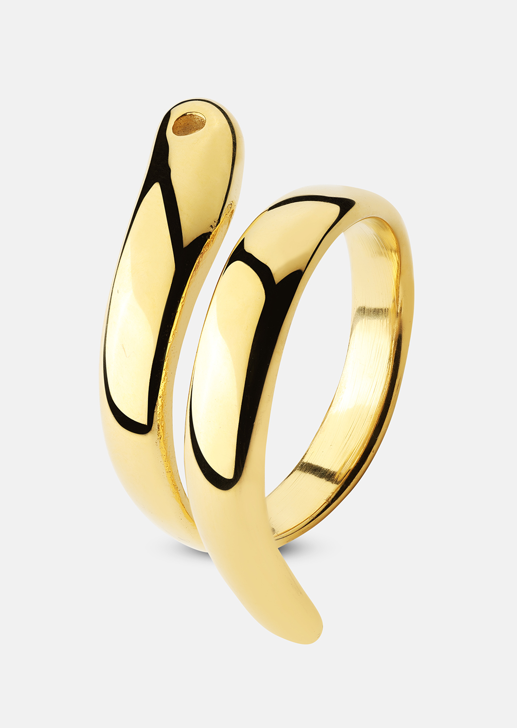 Anillo Wave - 18k Chapado en oro